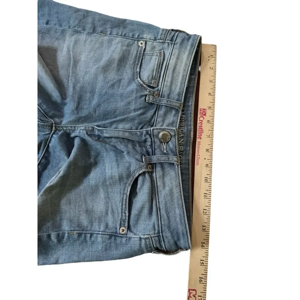 American Eagle‎ Super Stretch Shorts Size 2 Distressed Women’s Summer Shorty